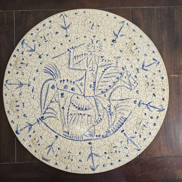 Vintage 1965 Springbok THE CAVALIER Picasso Art Round 100% COMPLETE Puzzle C920 - Picture 2 of 11